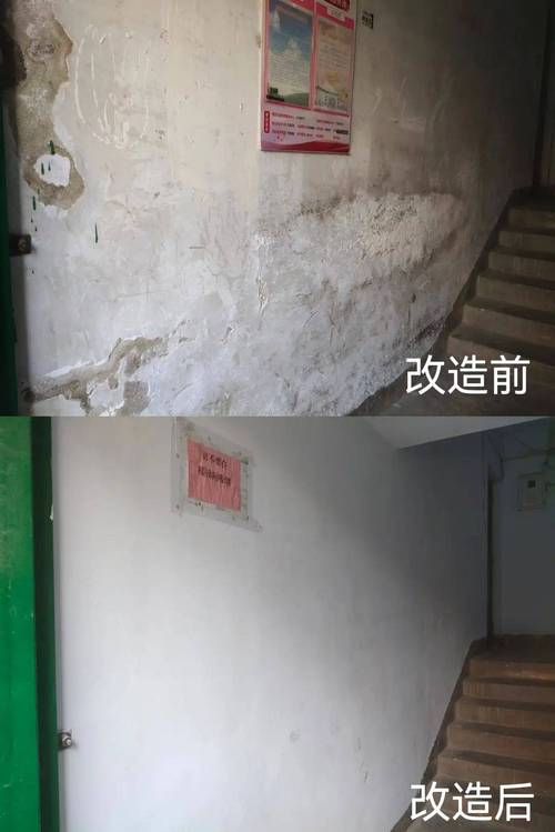 相邻权纠纷不同程度楼道占用对比图