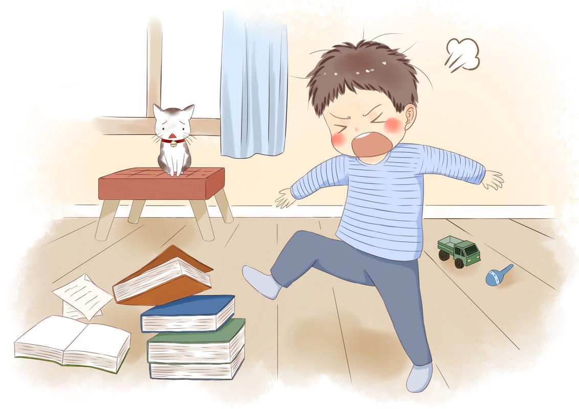 愤怒的小孩扔玩具心理需求示意图