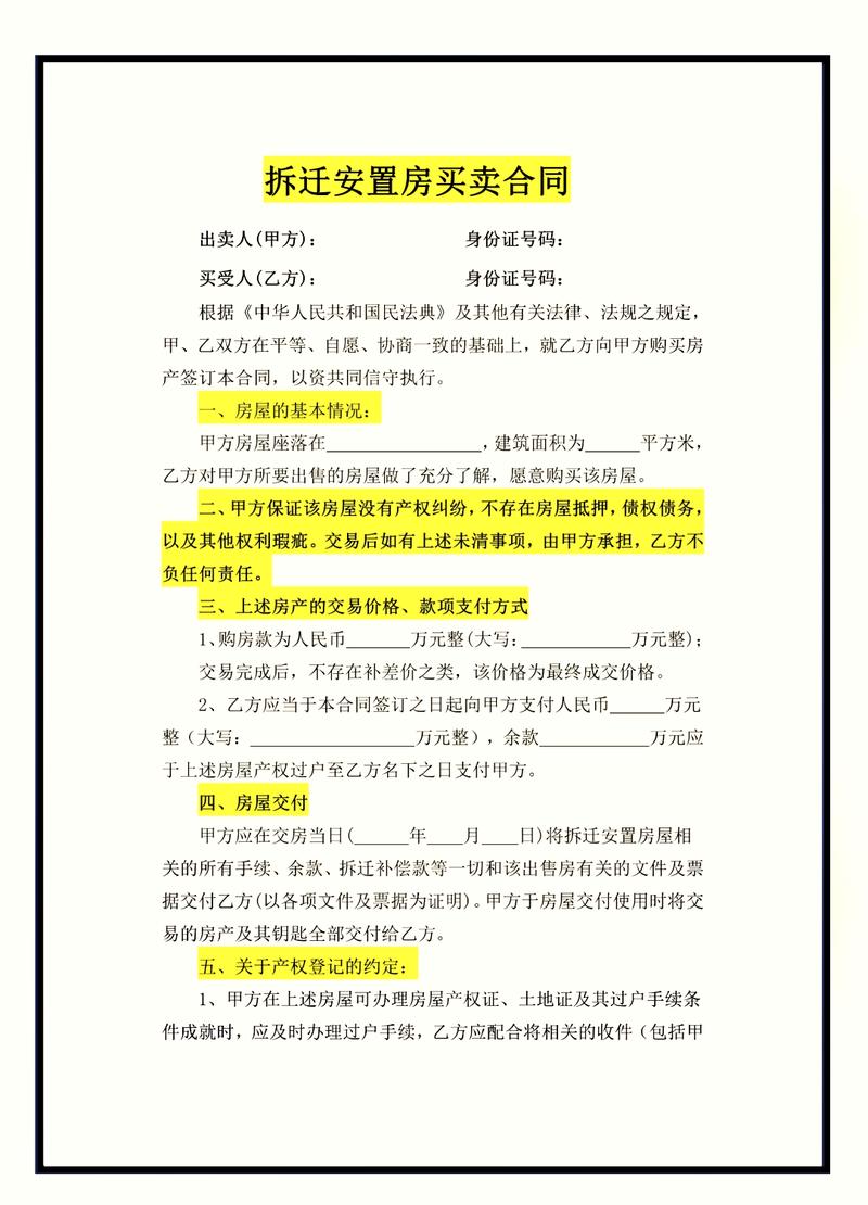 安置房家庭协议签名字迹图片