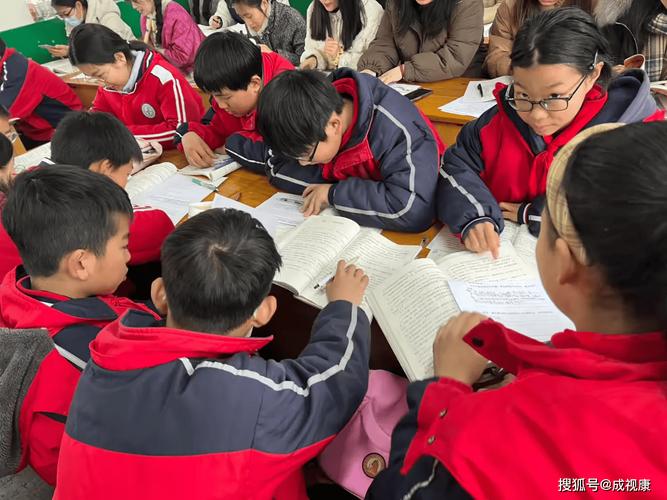 中小学公开课围坐式合作学习现场