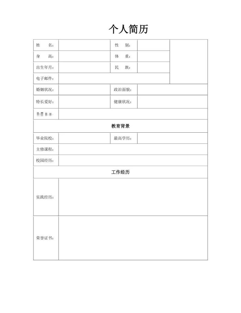 求职投递记录表示例模板