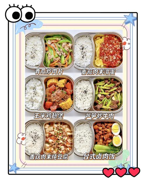 中小学生营养午餐食物多样化搭配图