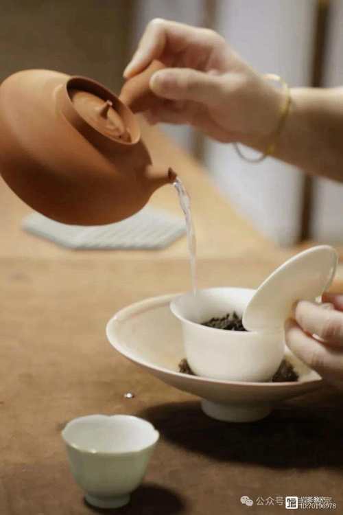茶艺师高冲注水转圈手法特写