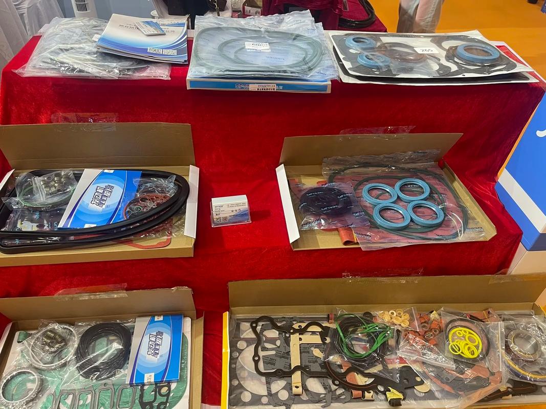 工业展会角落的机械密封配件小展位