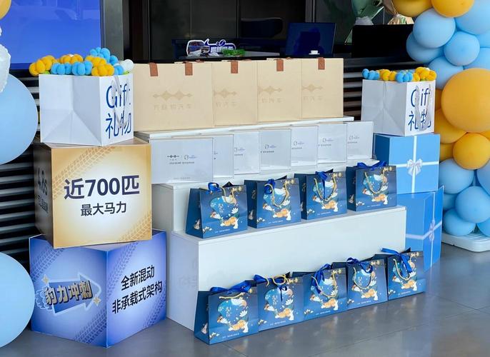 传统工业展会用户激励礼品堆