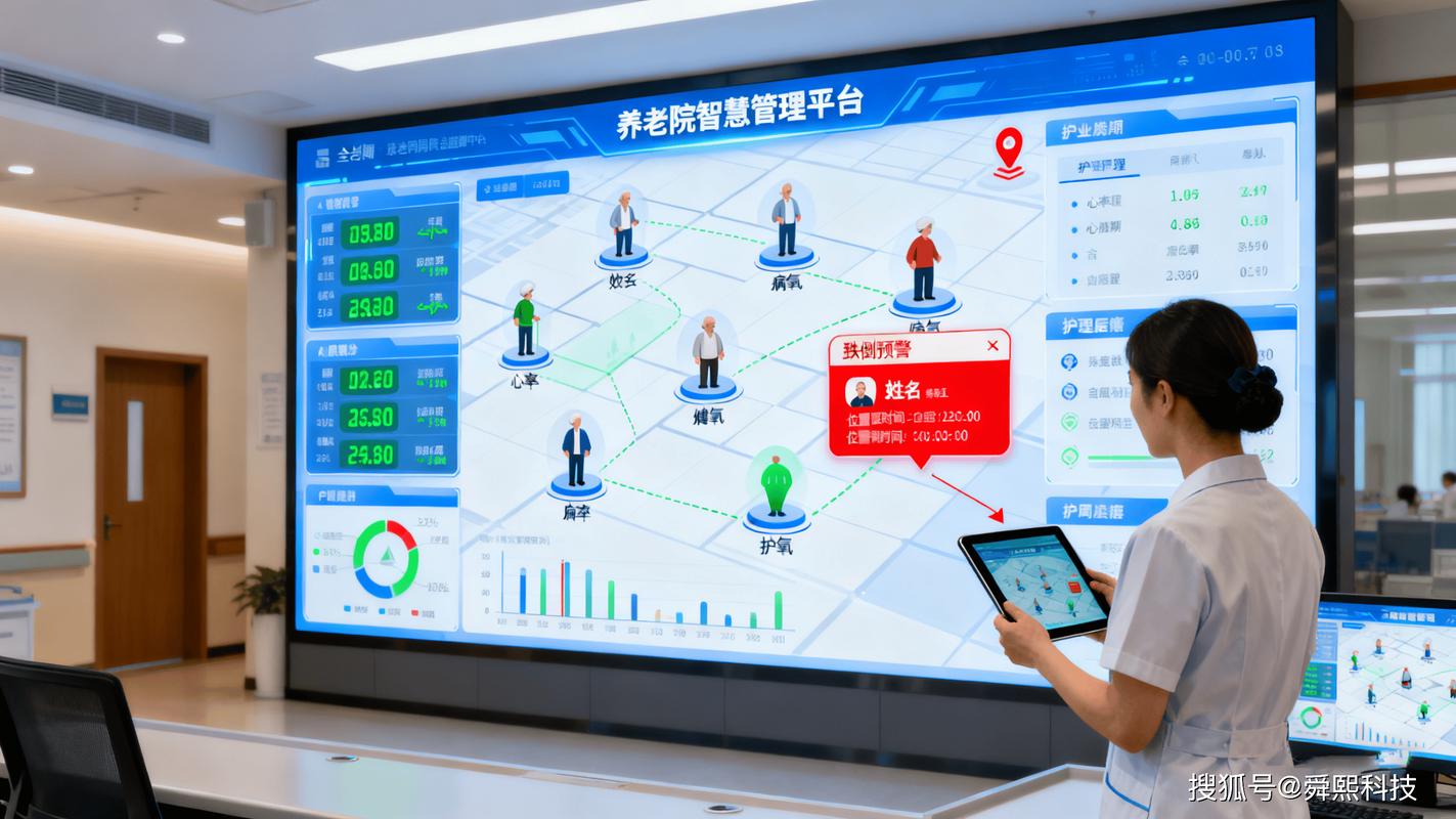 社区智慧养老服务平台操作界面