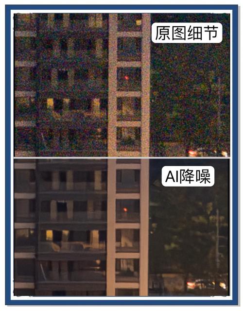 手机高ISO降噪后细节涂抹对比图