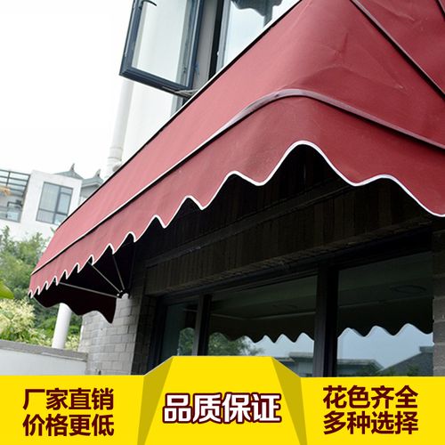 家装阳台西晒改造黑色帐篷布遮阳实景图