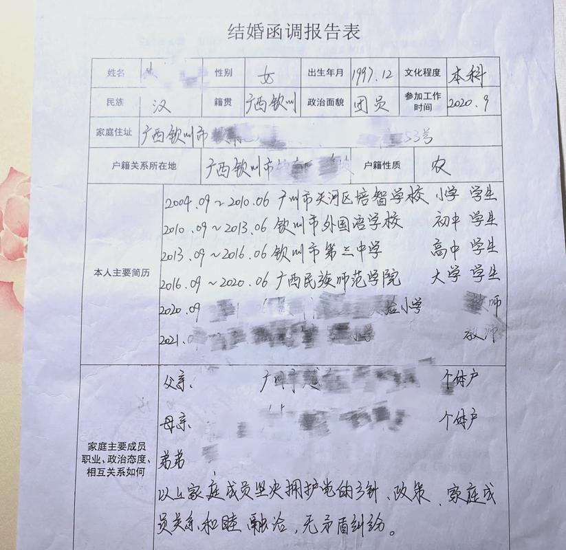 交易前婚姻状况尽调清单模板截图