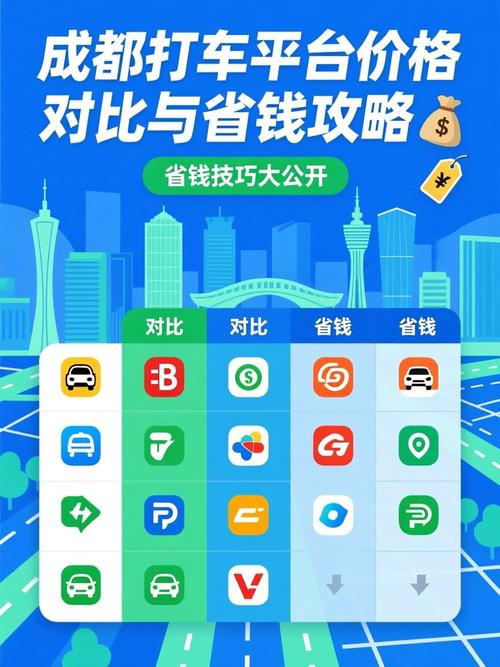 成都打车平台费用对比截图