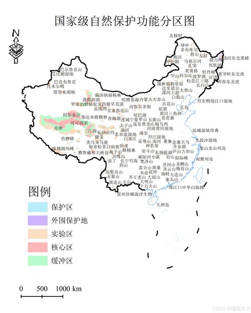 国家级自然保护区划边界划定法律文件示意图