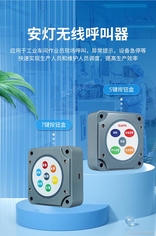 汽车总装线工位旁的安灯呼叫按钮