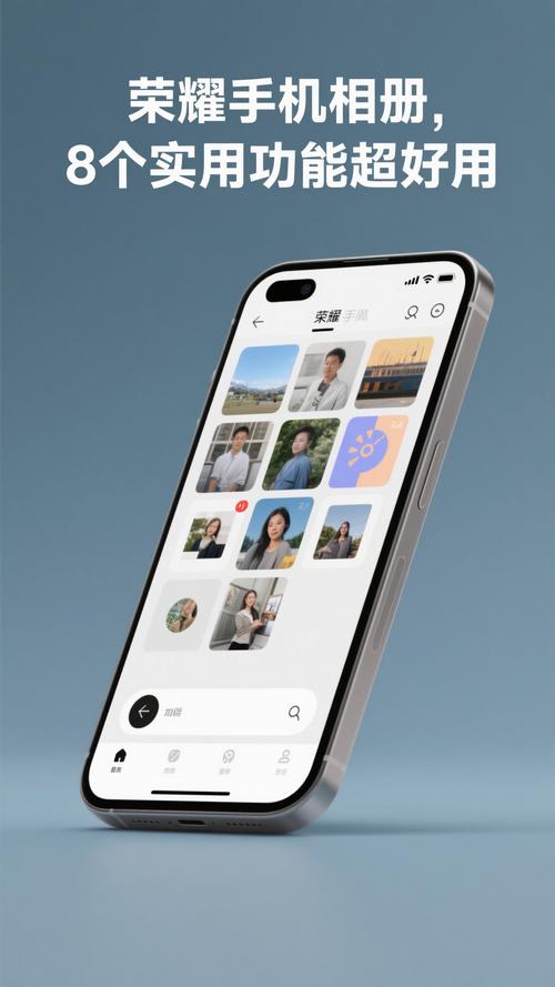 手机智能相册多模态搜索操作场景图