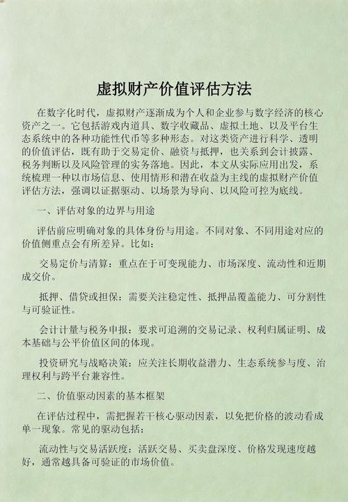 虚拟财产抢劫价值评估记录表