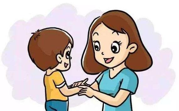 五岁好胜情绪引导亲子沟通手势图