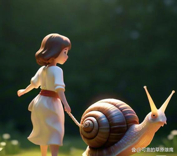 牵着蜗牛去散步