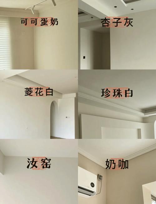 不同光泽乳胶漆家装墙面效果对比图