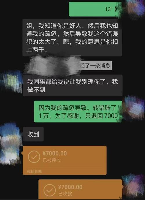 经济帮助纠纷转账记录聊天截图