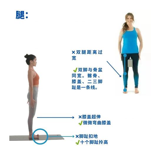瑜伽基础站姿正确错误对比图