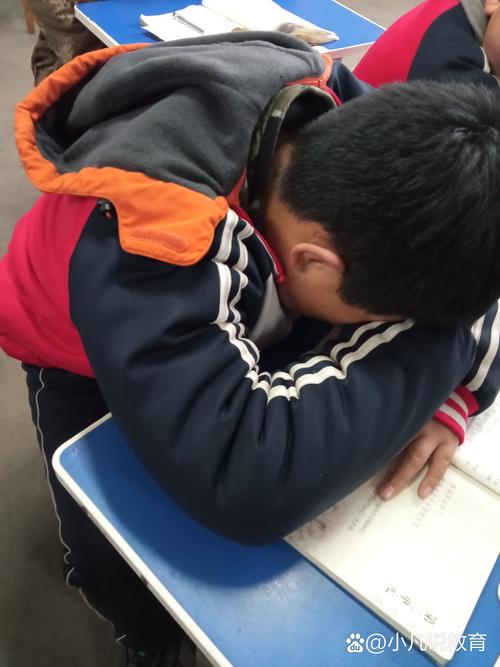 两个小学生趴在居家书桌前一起讨论习题的场景