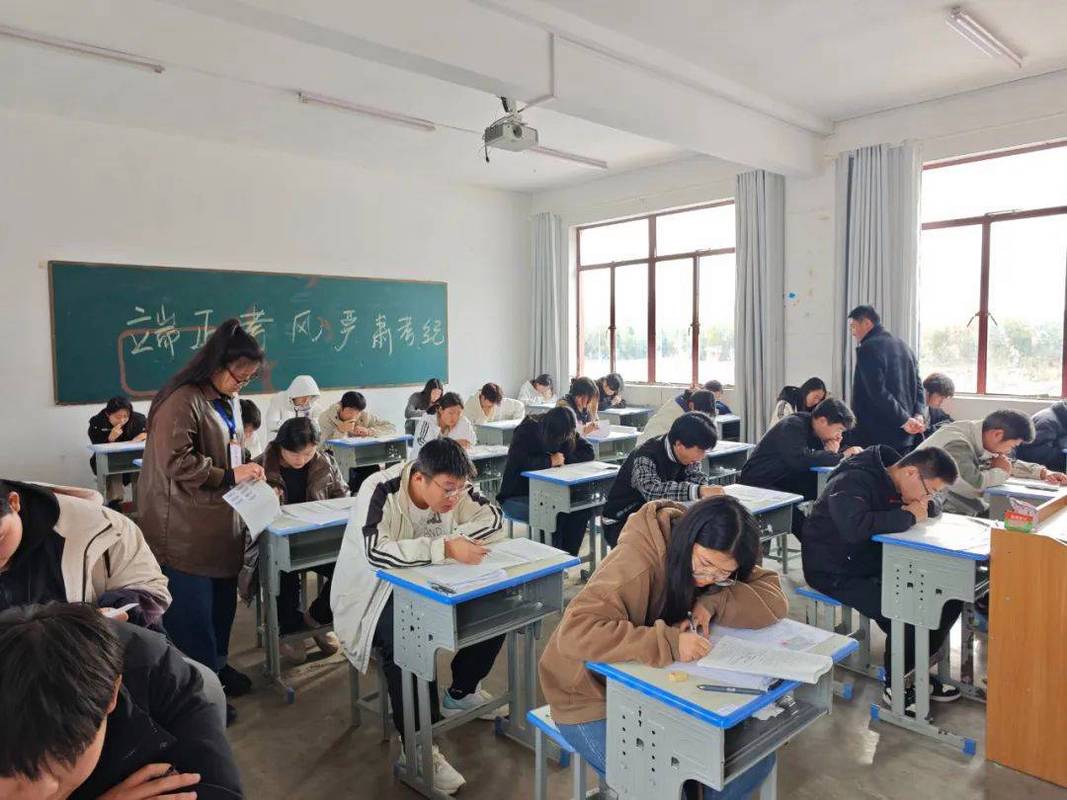 中职生对口升学考试技能测试现场