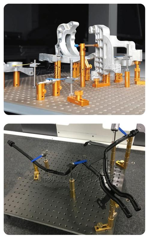 汽车零配件C2M柔性改造工装夹具调试现场
