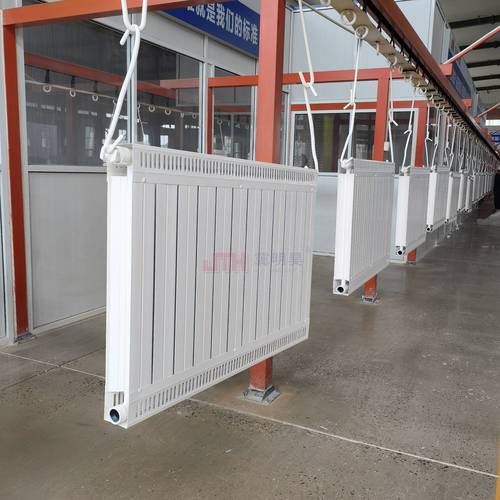 钢制铜铝复合压铸铝散热器内部结构对比图