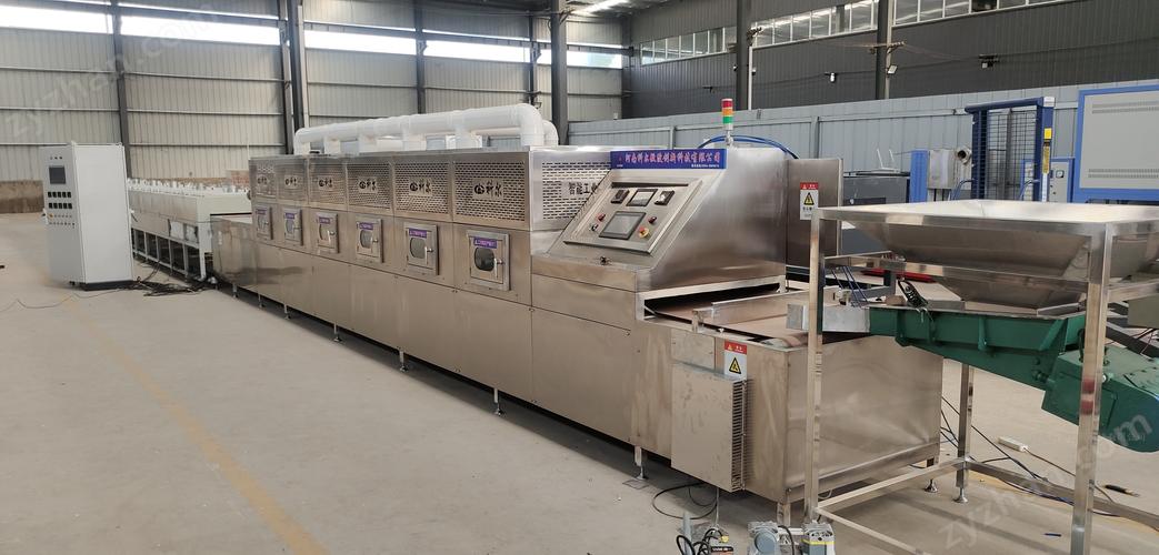 连续式工业微波炉干燥化工粉体生产线