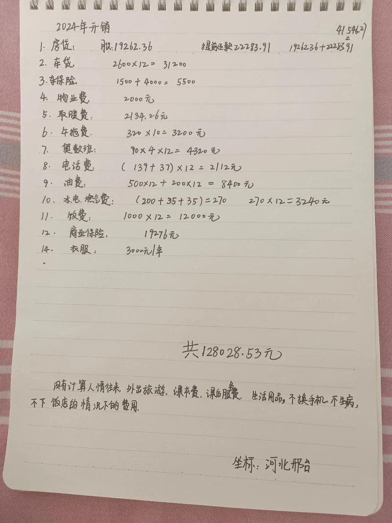 教师展示家庭旅行开销票据混剪视频