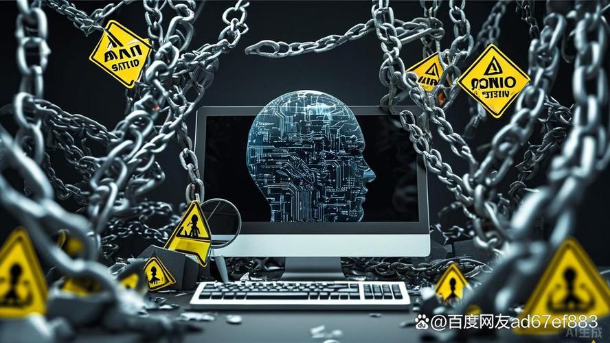 科技伦理与AI深度伪造警示图