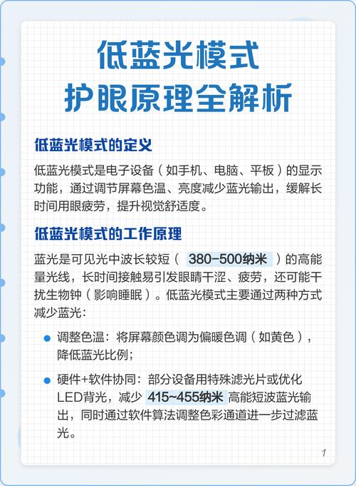 护眼屏幕低蓝光模式对比图