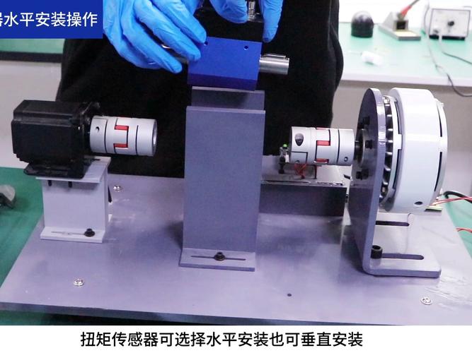工业机床攻丝扭矩传感器装机现场图
