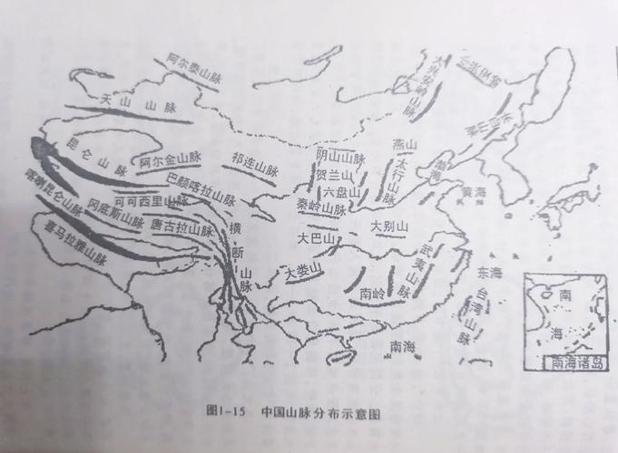 儿童蜡笔手绘家庭平面图地形山脉