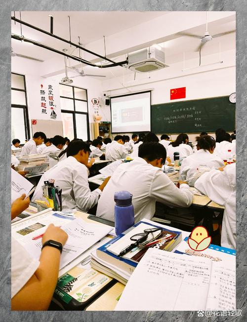 中学弹性学制学生自习场景
