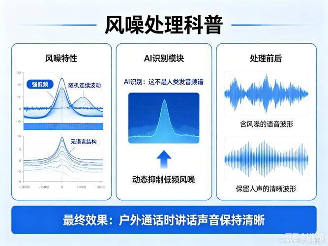 语音识别背景噪音过滤对比示意图
