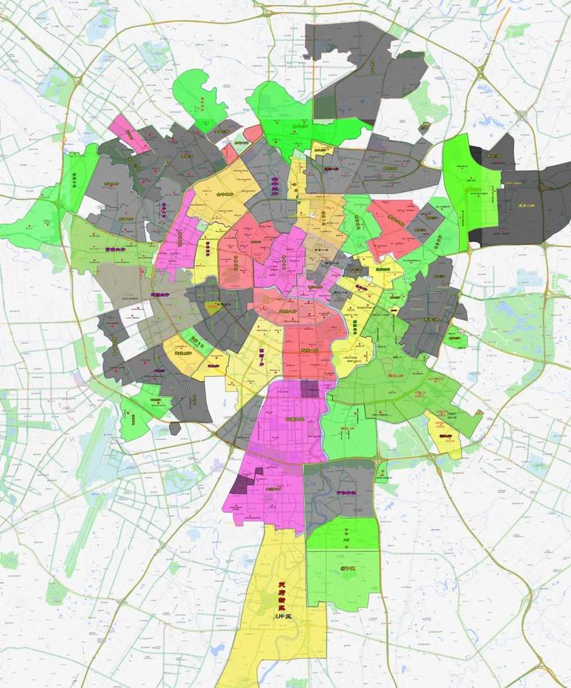 学区划片地图家长焦虑