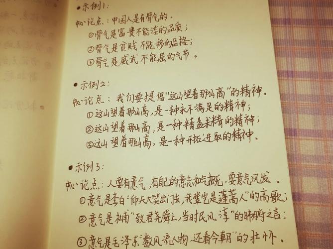 高中语文作文论点拆解练习草稿纸