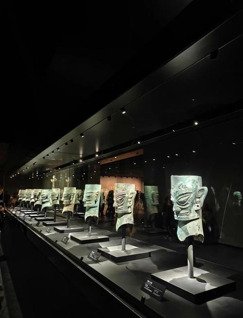三星堆青铜面具展厅
