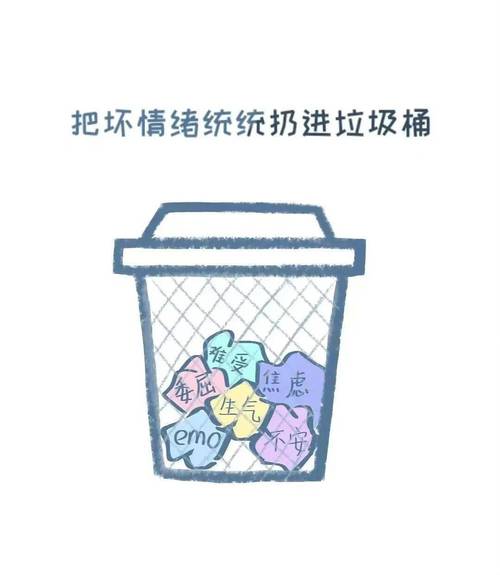 手写情绪废纸揉成团丢进垃圾桶