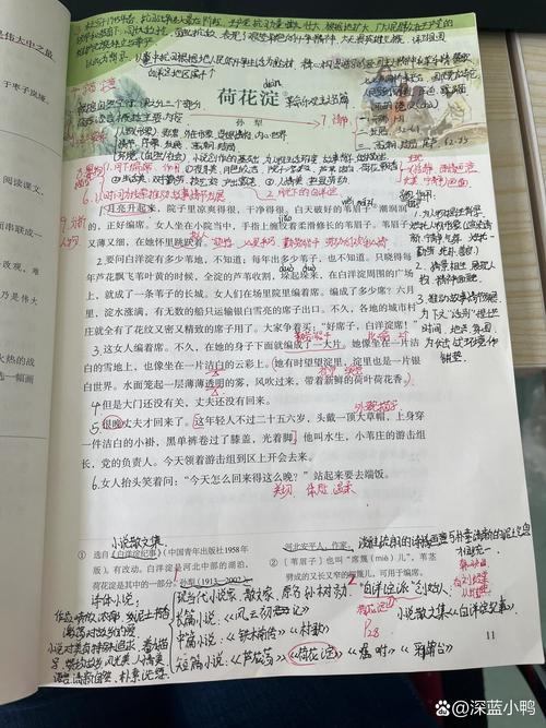 高中生在教材边栏写的随手批注笔记