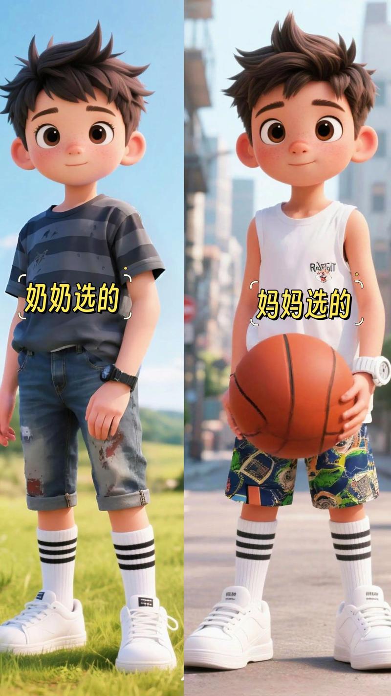 孩子蹲在花坛边看蚂蚁和阳光