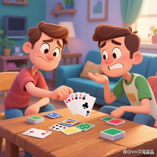 扑克牌局玩家心理博弈紧张表情