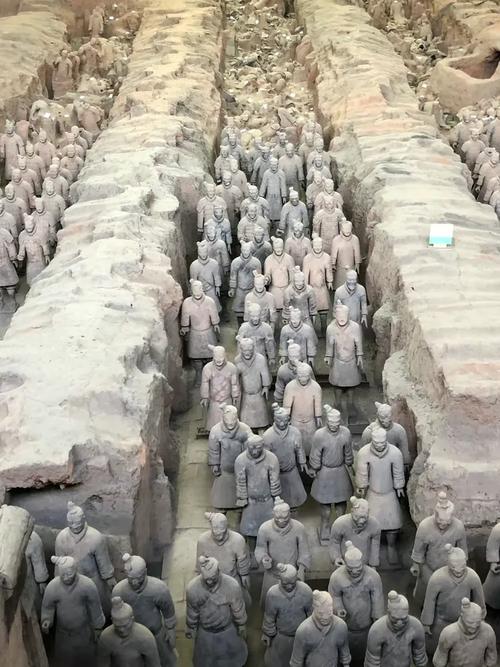 下和村土坡俯瞰兵马俑