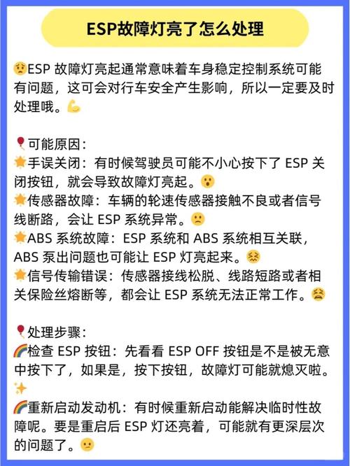 平地原地打方向盘检查ESP故障灯操作示意图