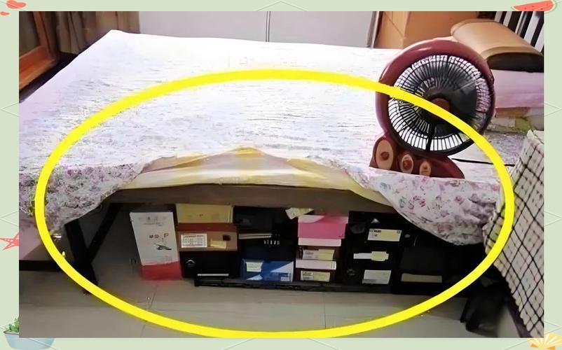 普通家庭不当低处物品摆放示意图