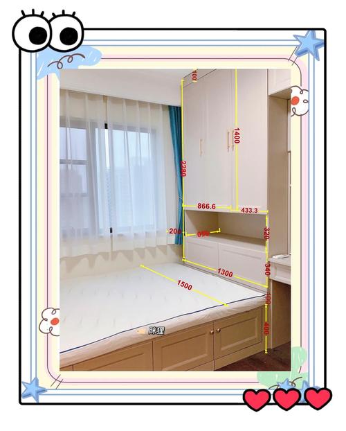 小户型卧室家具尺寸布局参考图