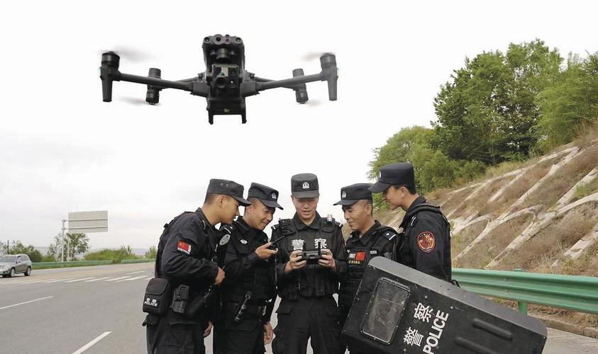 文保巡防队反无人机干扰设备作业实拍