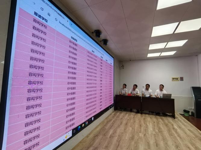 杭州民办小学电脑派位摇号现场家长紧张等待