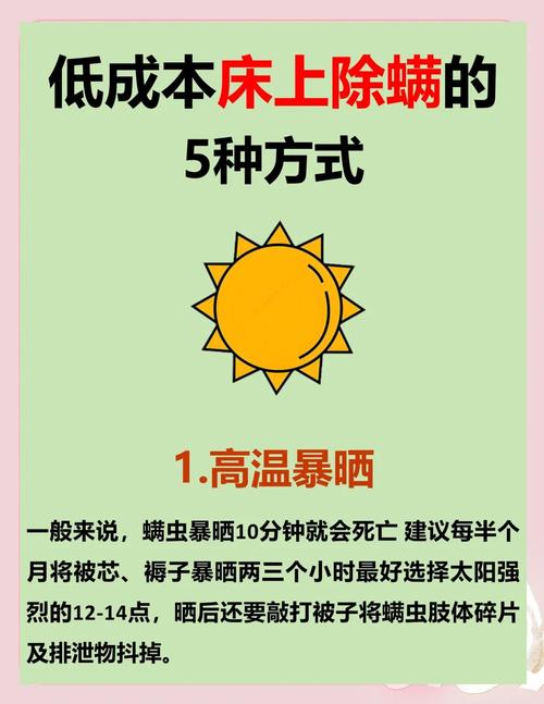 真正花最少力气的除螨,根本不用折腾