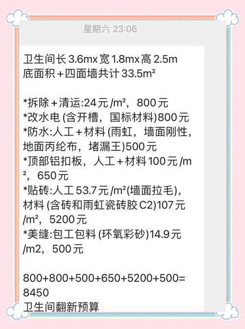 翻新、预算与疑难杂症
